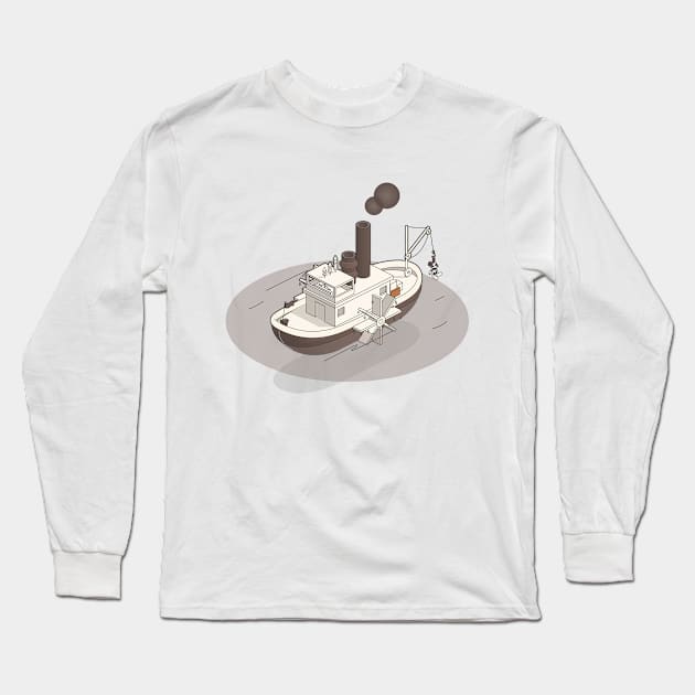 steamboat willie Long Sleeve T-Shirt by anilyanik